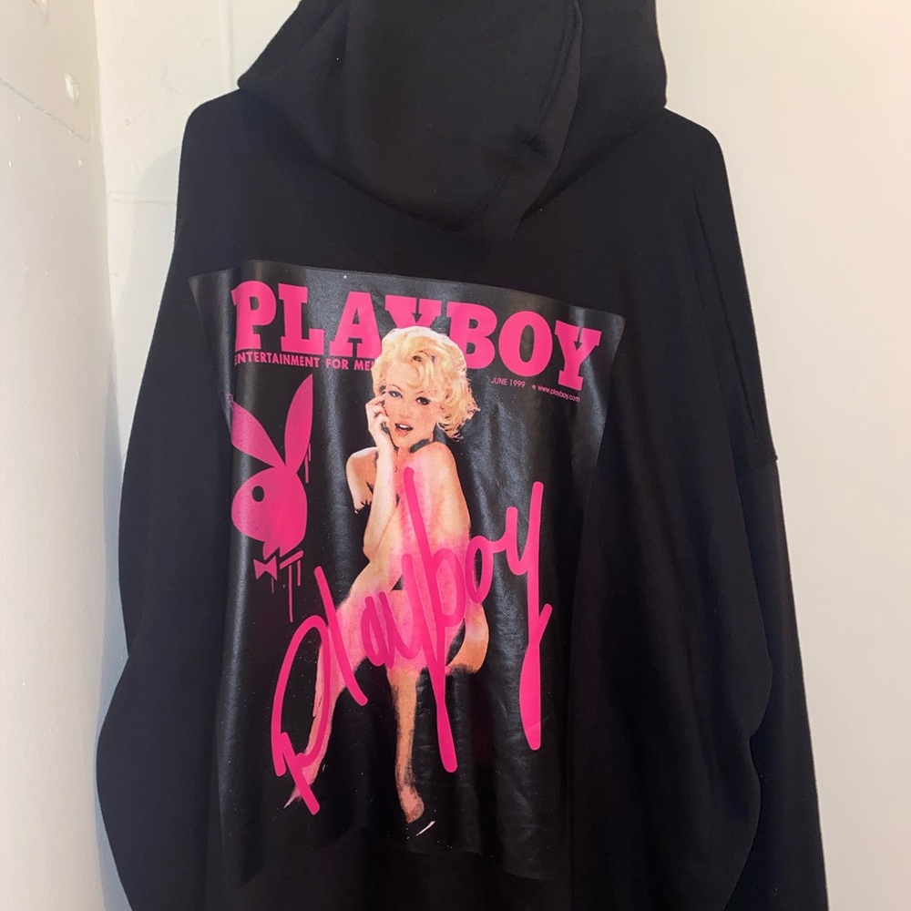 Missguided PLAY BOY oversized hoodie